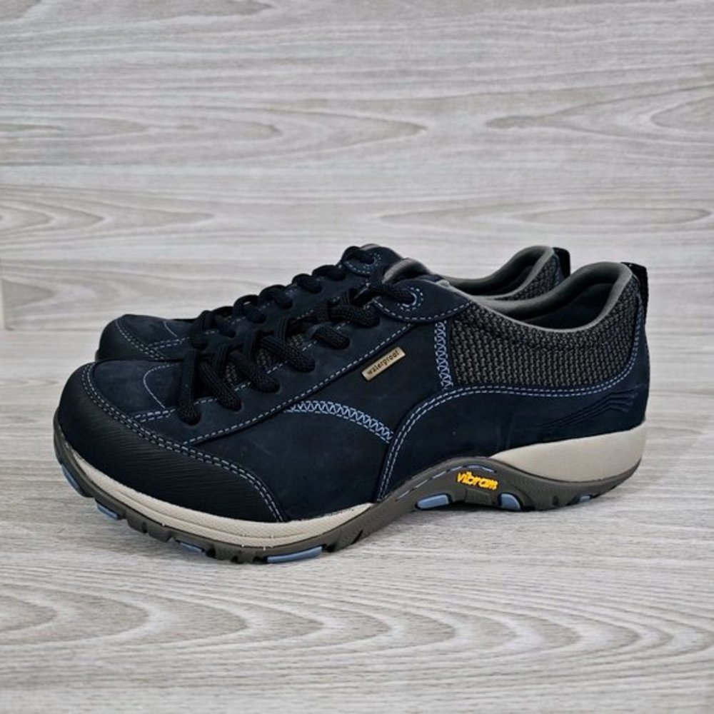 Dansko Sneaker Paisley Walking Womens Waterproof Navy Blue Suede EU 39 Shoe